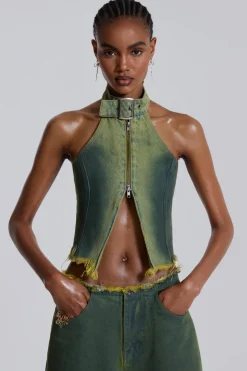 Jaded London *Toxic Denim Top