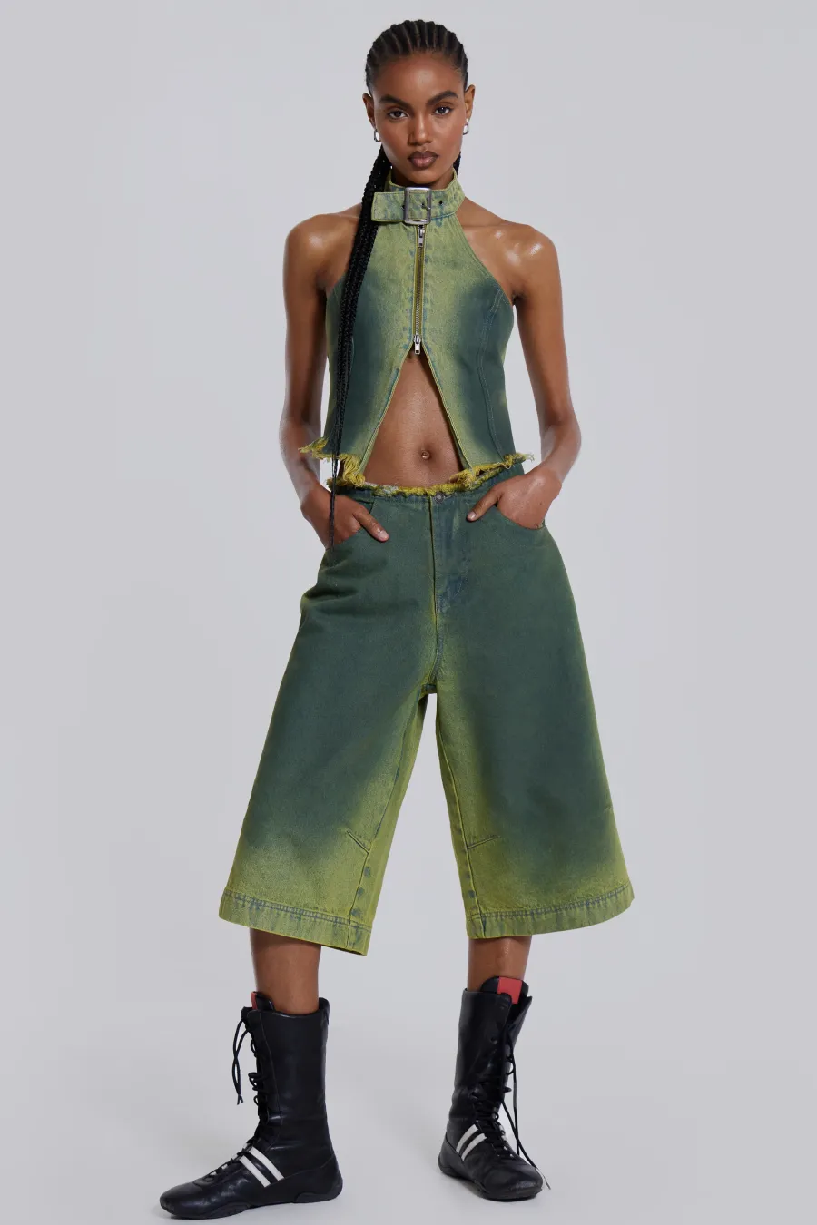 Jaded London *Toxic Denim Top