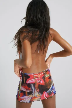 Jaded London Mini Dresses*Tropical Haze Backless Mini Dress