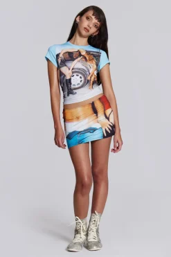 Jaded London *Undressed Mini Skirt