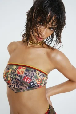 Jaded London Bikini Tops*Untamed Bandeau Scarf Bikini Top