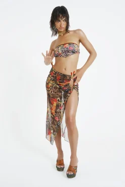 Jaded London Beach Skirts*Untamed Midi Beach Skirt