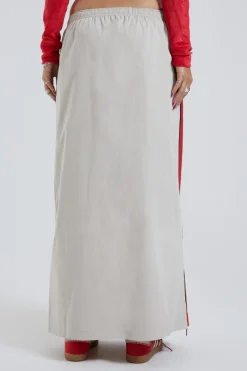 Jaded London Maxi Skirts*Uptown Windbreaker Maxi Skirt