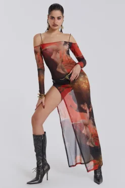 Jaded London Maxi Dresses*Valencia Print Maxi Dress