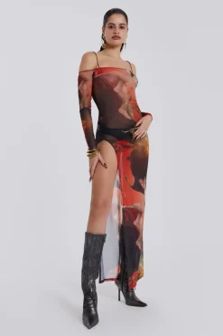Jaded London Maxi Dresses*Valencia Print Maxi Dress