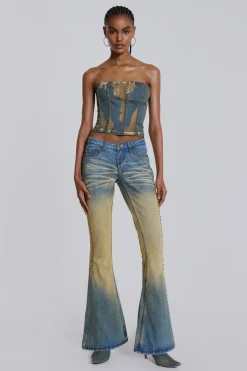 Jaded London Corsets*Vega Denim Corset Top