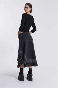 Jaded London Midi Skirts*Vendetta Denim Midi Skirt