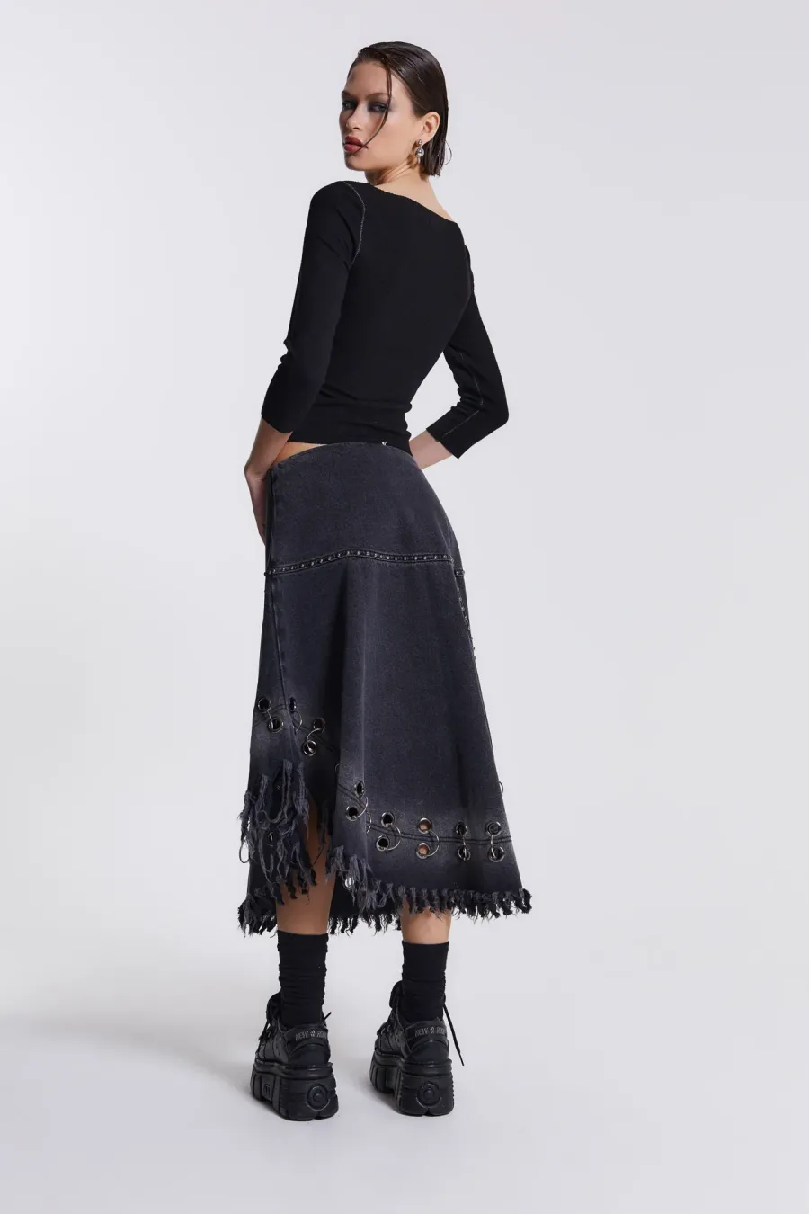 Jaded London Midi Skirts*Vendetta Denim Midi Skirt