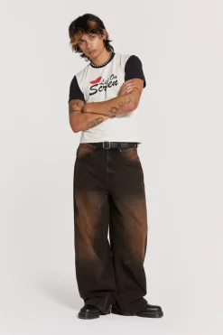 Jaded London Jeans*Vintage Brown Colossus Fit Jeans