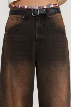 Jaded London Jeans*Vintage Brown Colossus Fit Jeans