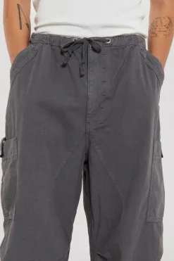 Jaded London Parachute Pants*Vintage Grey Parachute Cargo Pants