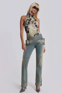 Jaded London Crop Tops*Vision Backless Halter Top