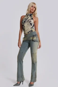 Jaded London Crop Tops*Vision Backless Halter Top