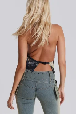 Jaded London Crop Tops*Vision Backless Halter Top