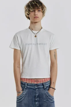 Jaded London T-Shirts*Want My Number? Tee