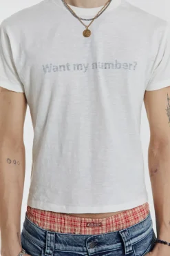 Jaded London T-Shirts*Want My Number? Tee