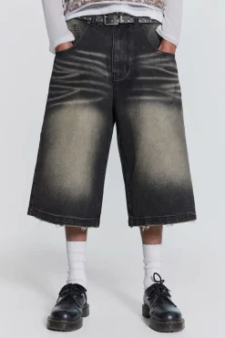 Jaded London Denim Jorts*Washed Black Colossus Jorts