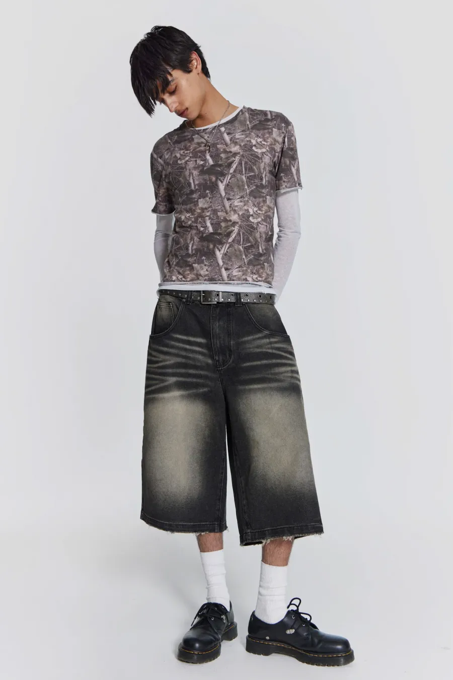 Jaded London Denim Jorts*Washed Black Colossus Jorts