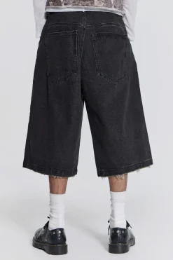 Jaded London Denim Jorts*Washed Black Colossus Jorts