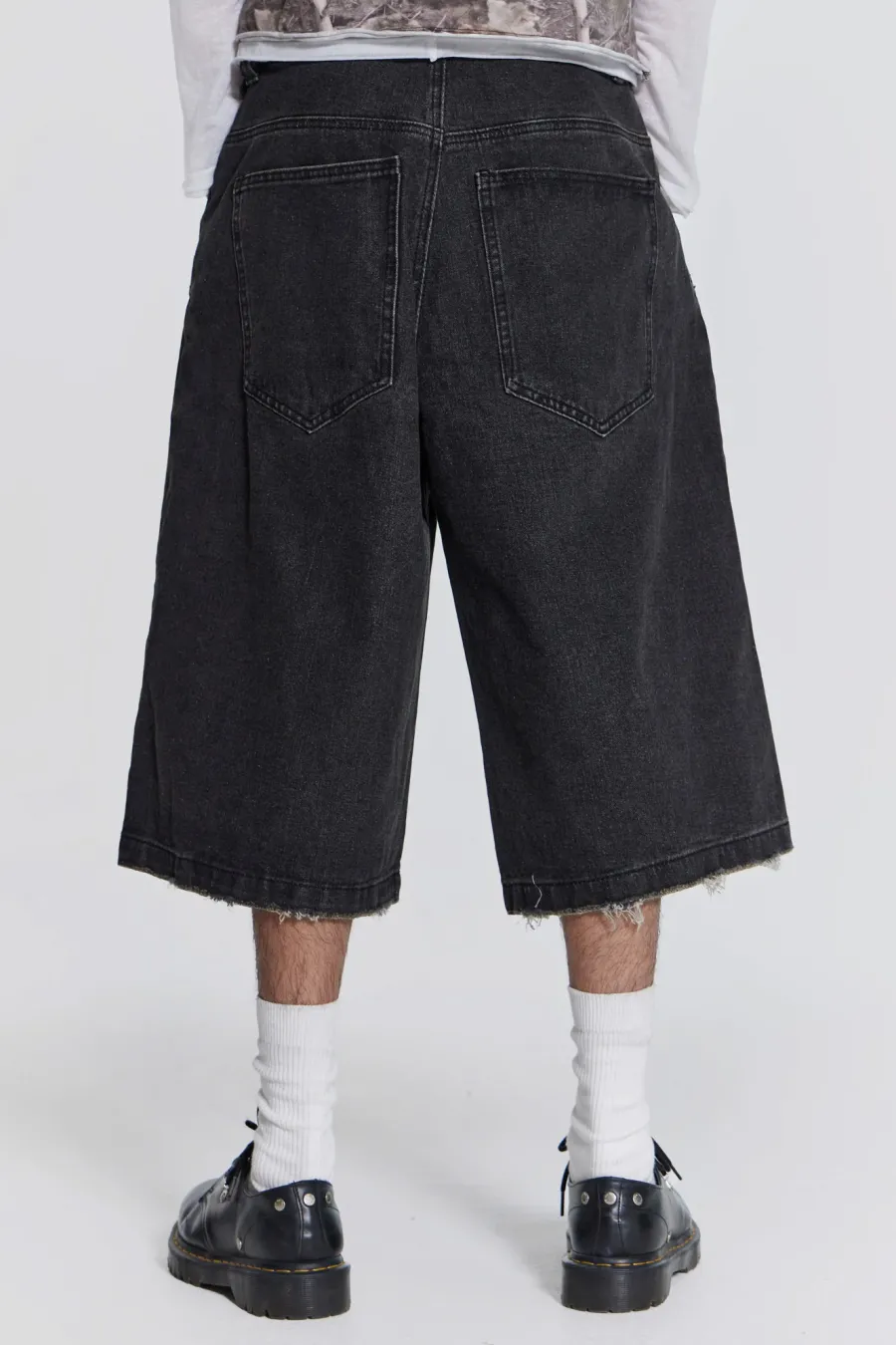 Jaded London Denim Jorts*Washed Black Colossus Jorts