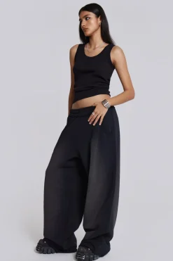 Jaded London Joggers*Washed Black Monster Joggers