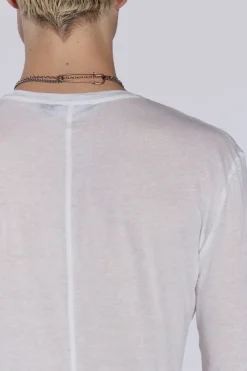 Jaded London T-Shirts*White Mist Long Sleeve
