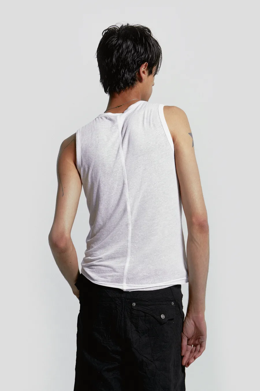 Jaded London Vests*White Mist Vest