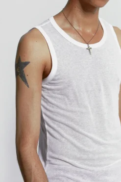 Jaded London Vests*White Mist Vest