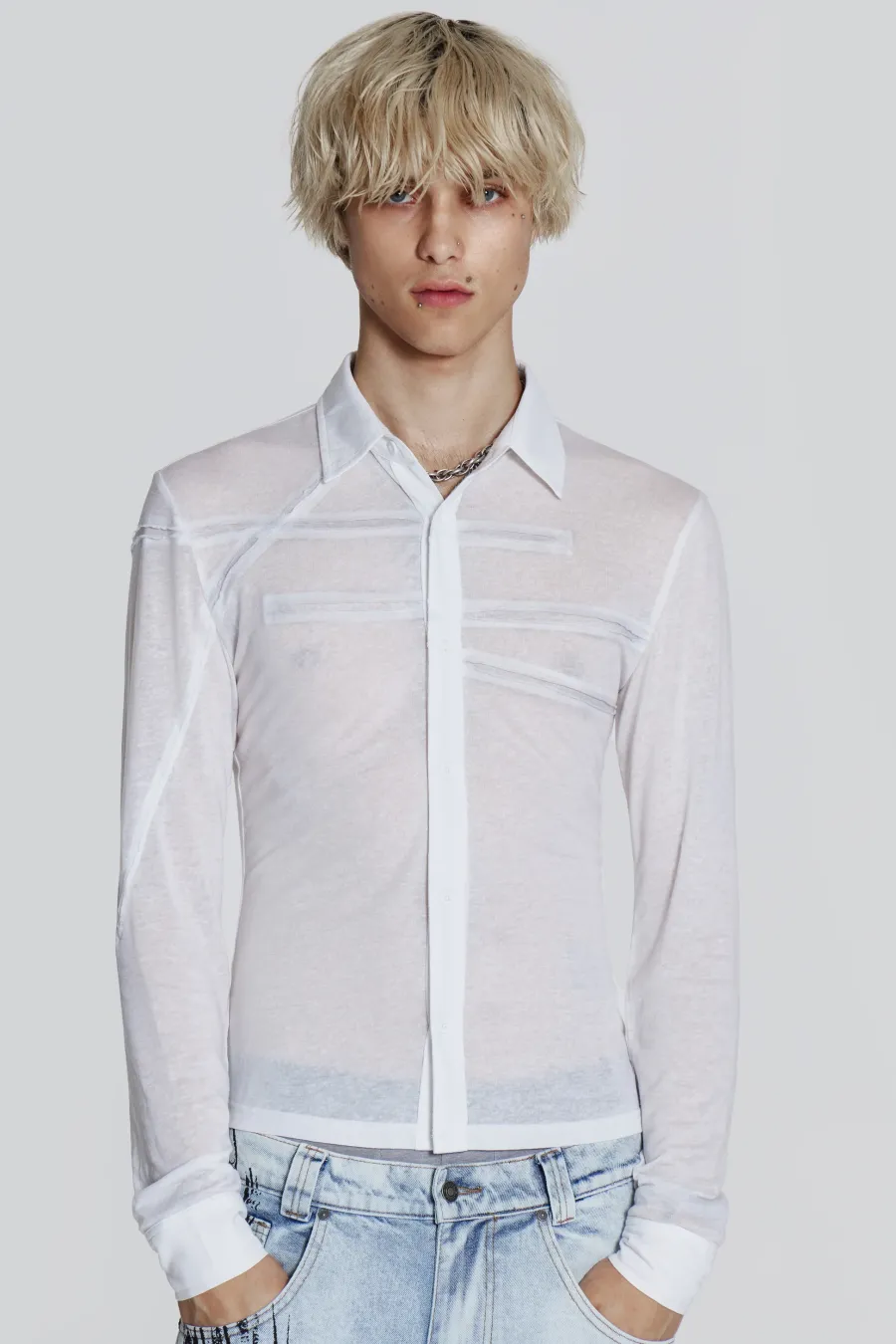 Jaded London Shirts*White Rift Shirt