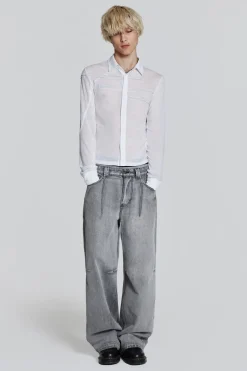 Jaded London Shirts*White Rift Shirt