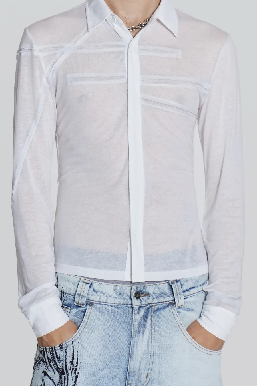 Jaded London Shirts*White Rift Shirt