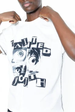 Jaded London T-Shirts*White Tainted Youth T-Shirt
