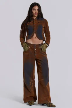 Jaded London *Zebe Velvet Touch Jacket