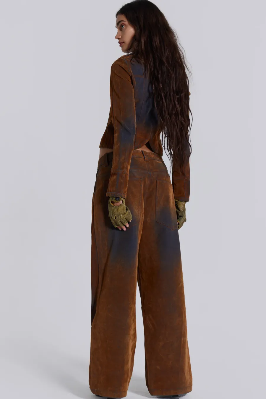 Jaded London *Zebe Velvet Touch Jacket