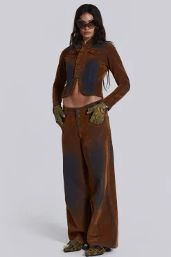 Jaded London *Zebe Velvet Touch Jeans
