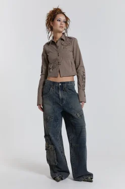 Jaded London *Zenith Double Layer Seam Colossus Baggy Jeans