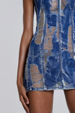Jaded London Mini Dresses*Zion Denim Corset Mini Dress
