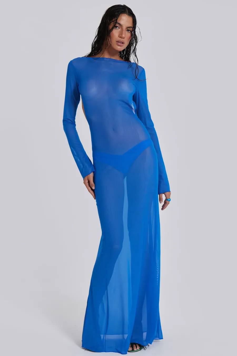 Jaded London New In Beach & Swimwear*Ziva Sheer Maxi Beach Dress