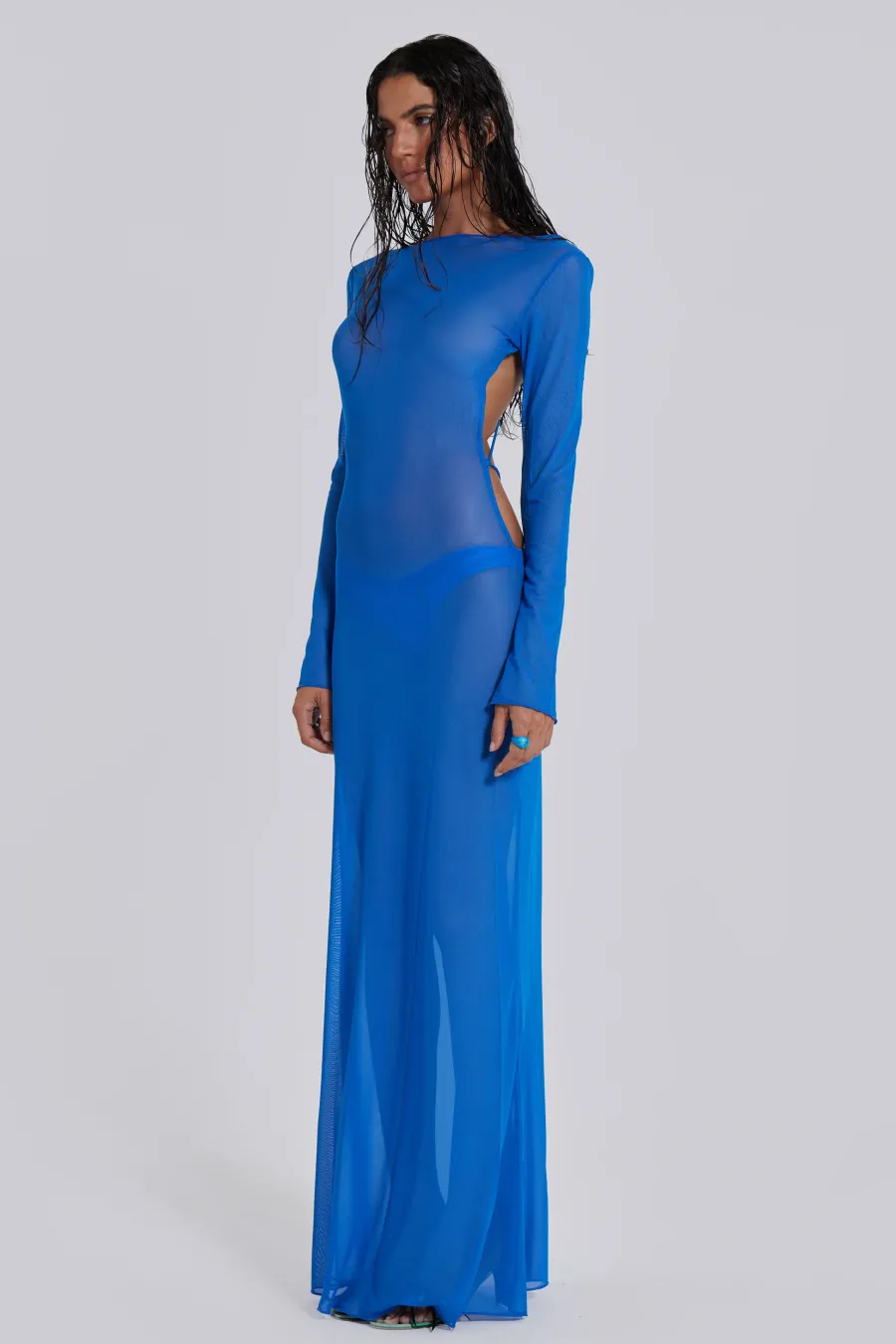 Jaded London New In Beach & Swimwear*Ziva Sheer Maxi Beach Dress